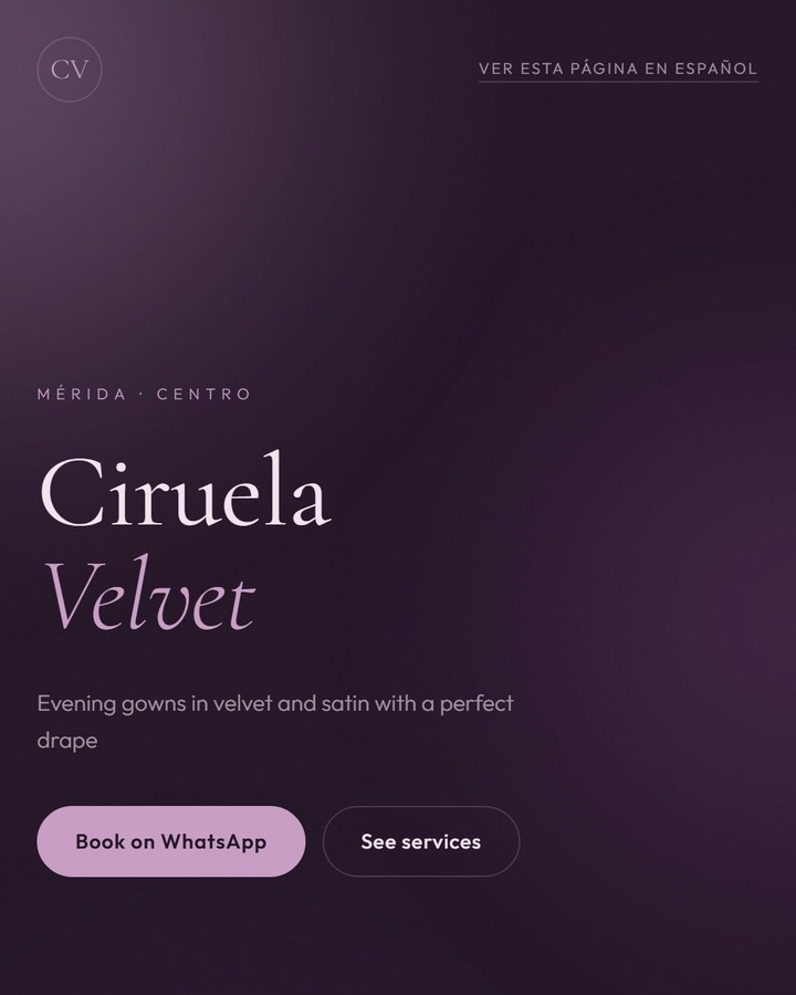 ModaLink card in the Velvet Plum style